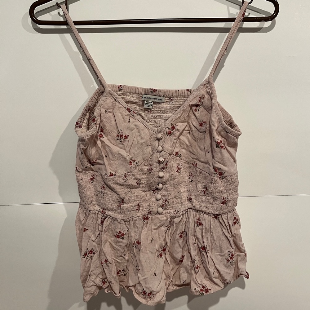 American Eagle Floral Tank Top
